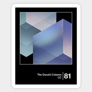 The Durutti Column / Minimal Graphic Design Tribute Magnet